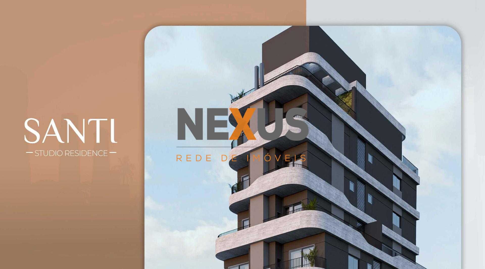 Studio com Sacada no SANTI Mercês com sacada por R  394.900,00...